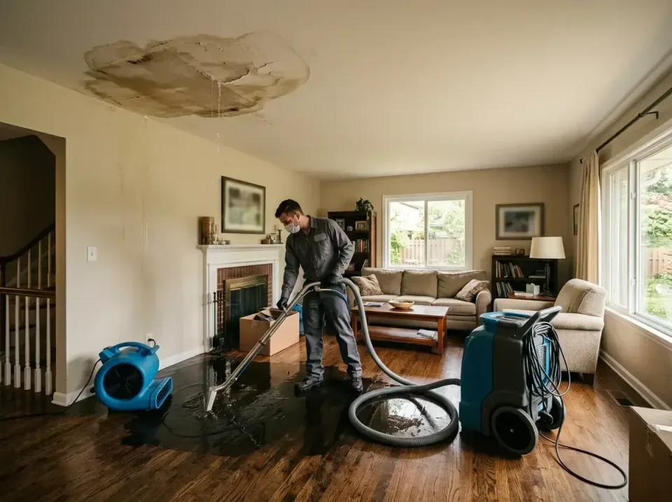 attic-pipe-burst-ceiling-drip-008 — frequently asked questions, Water Damage Restoration & Carpet Care in Four Corners, MT